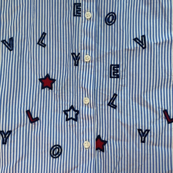 Boden pinstripe button down size 8 - Picture 3 of 5